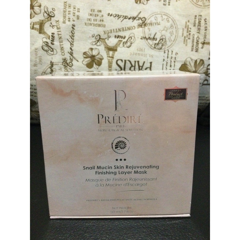 Predire Paris Snail Mucin Skin Rejuvenating‎ Finishing Layer Mask 1.7 fl oz
